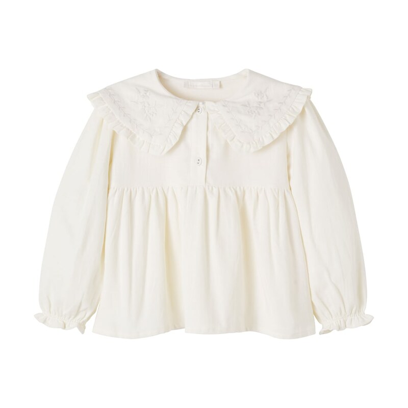 Cera Una Volta Viola embroidered cotton top