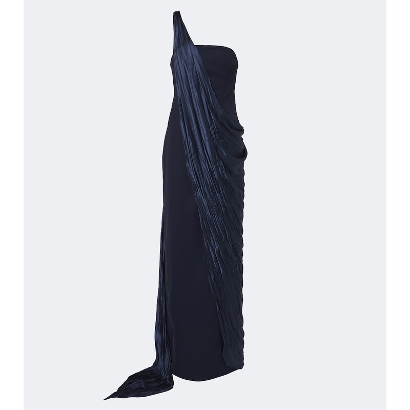 Marmar Halim Embellished bustier gown and cape set