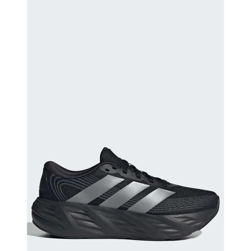 adidas performance Galaxy 8 running shoes in core black / iron