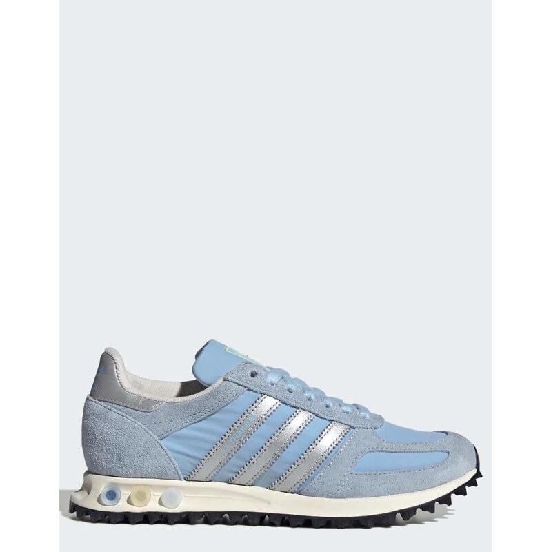 adidas Originals La trainer og shoes in clear sky / silver