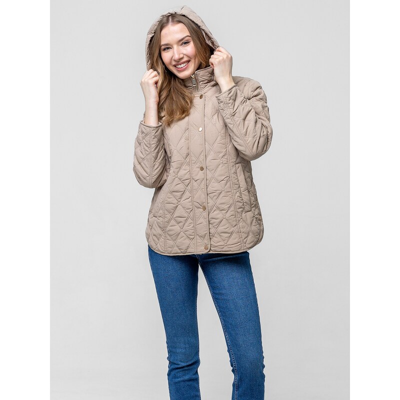 PERSO Womans Womens transitional jacket with diamond quilting