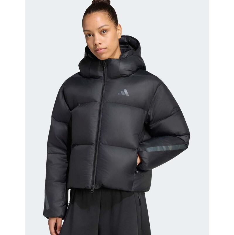 adidas performance Z.n.e. puffer down jacket in black