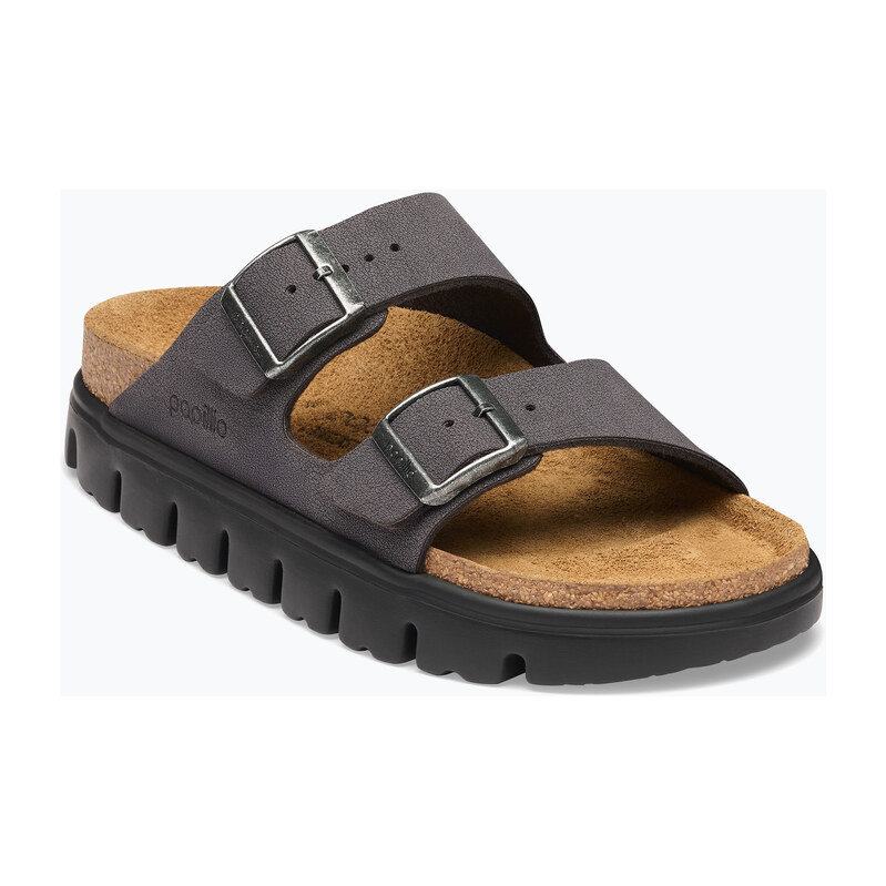 Nazouváky BIRKENSTOCK Arizona Chunky Birkibuc velvet gray