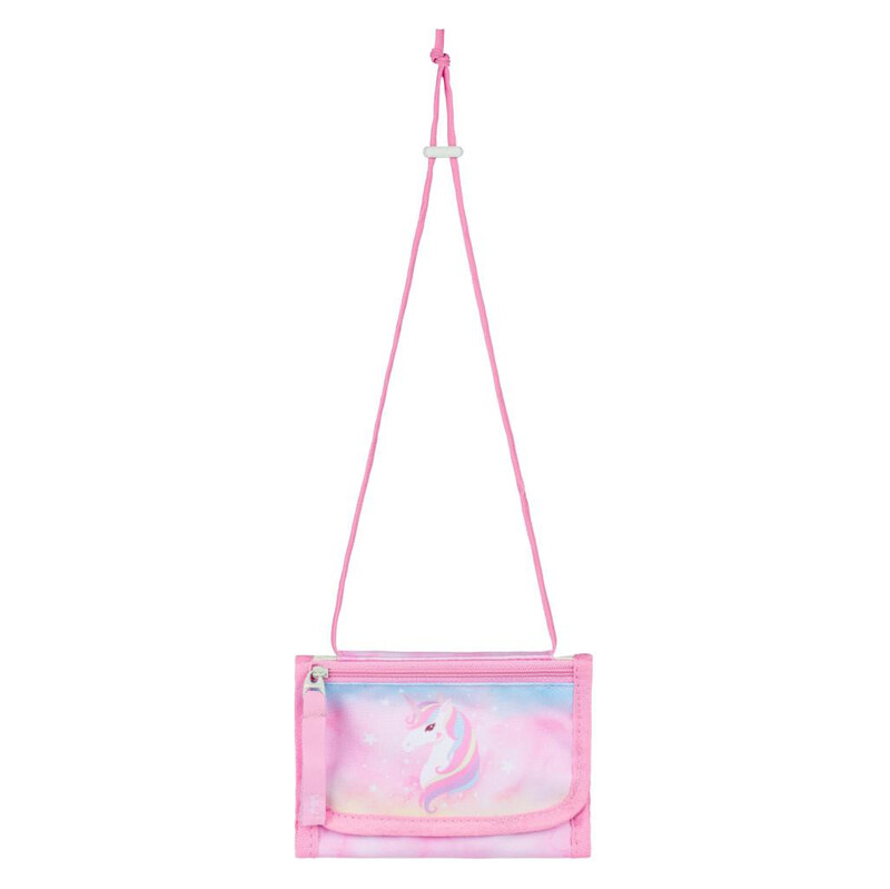 Baagl Peněženka na krk Rainbow Unicorn