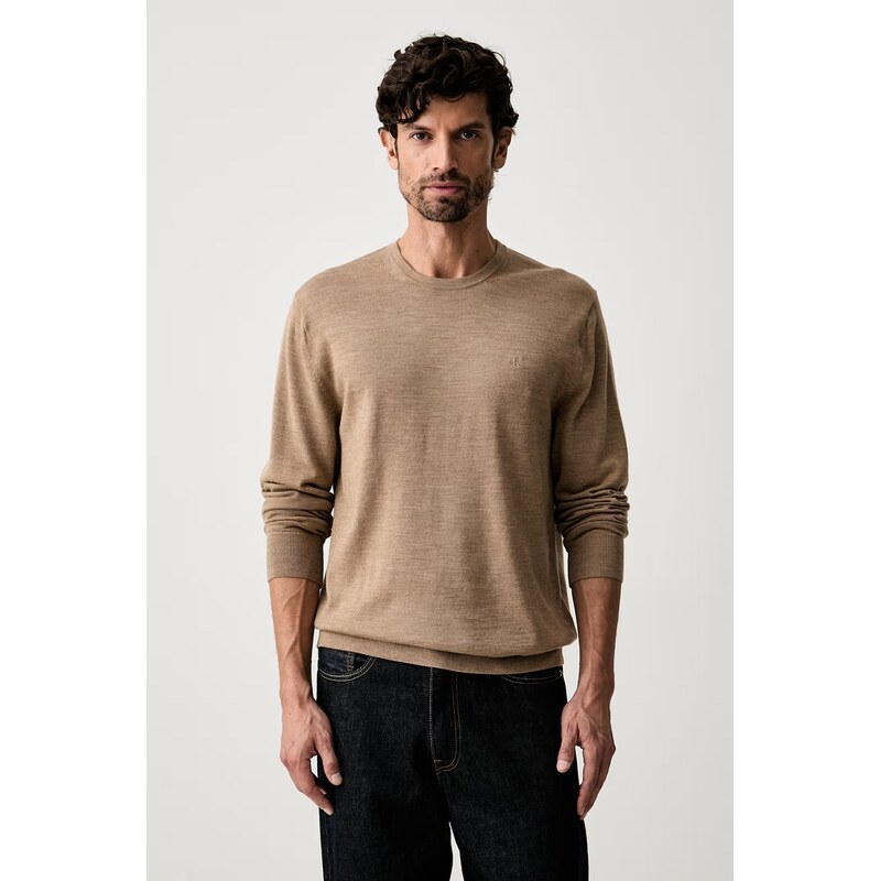Calvin Klein svetr pánský vlněný
