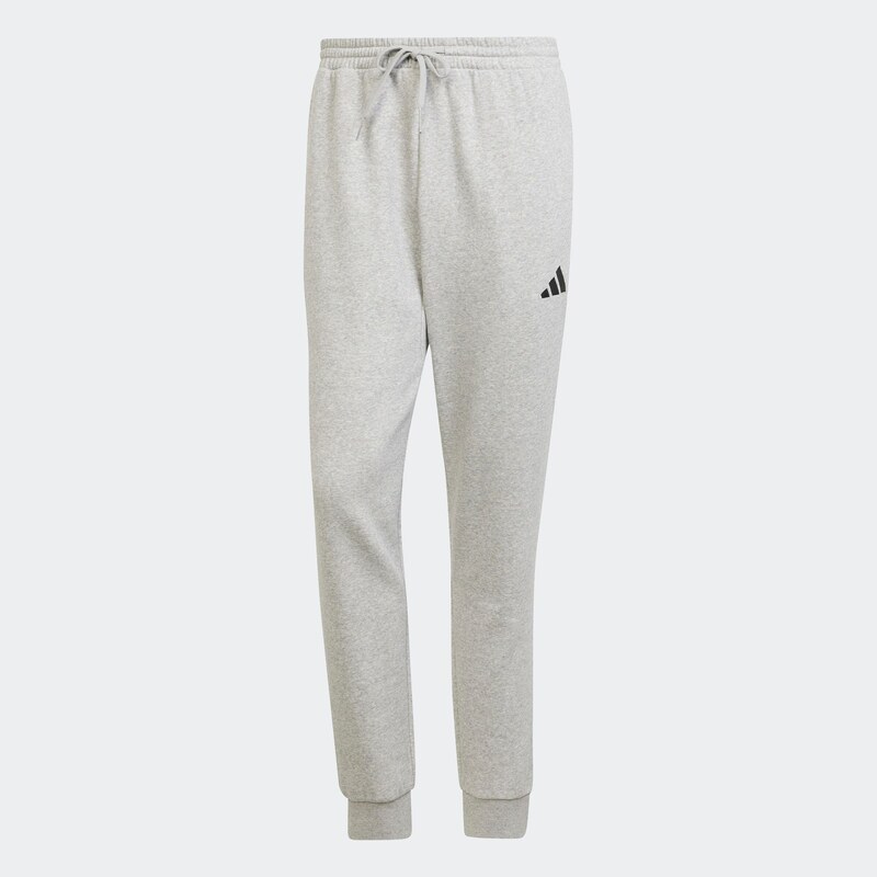 ADIDAS SPORTSWEAR Sportovní kalhoty Feelcozy šedý melír / černá