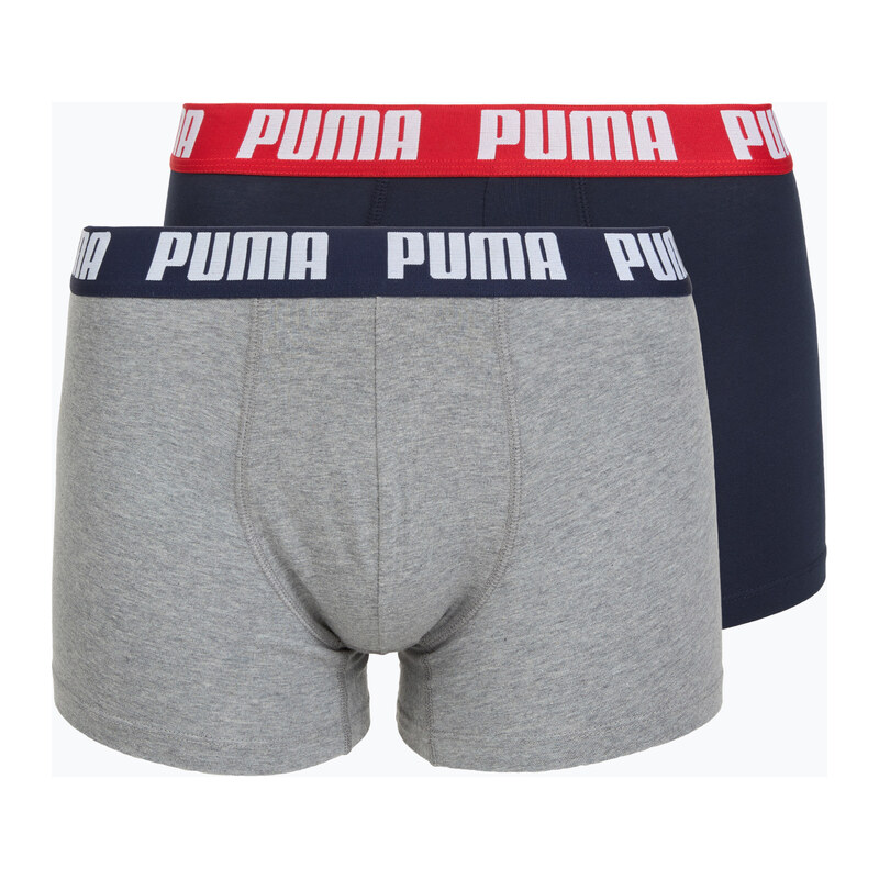 Pánské boxerky PUMA Everyday Basic 2 pairs navy/grey