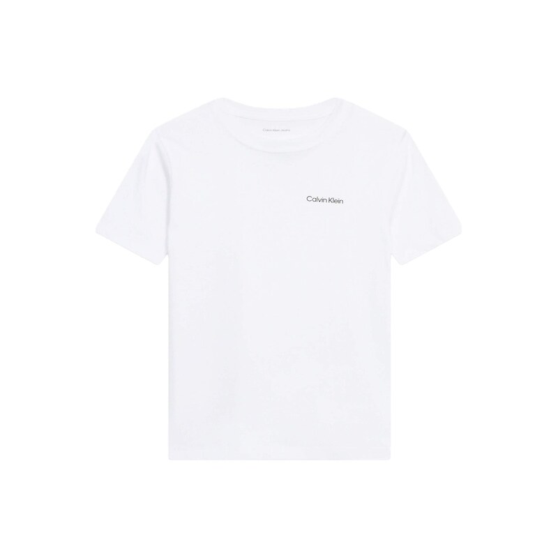 Calvin Klein Jeans Tričko černá / bílá