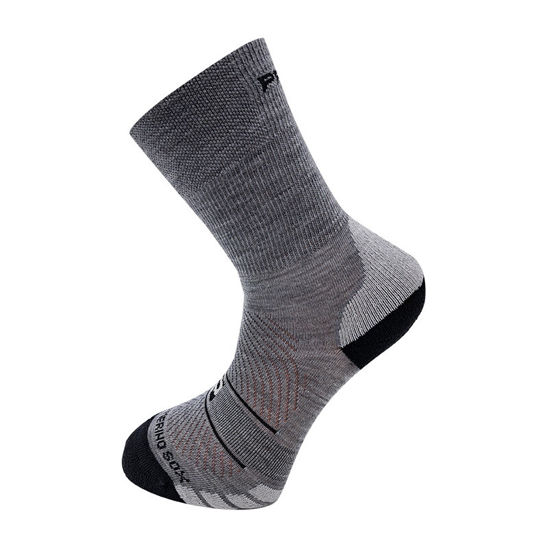 Turistické merino ponožky PROGRESS Trekking Sox šedé 117114150