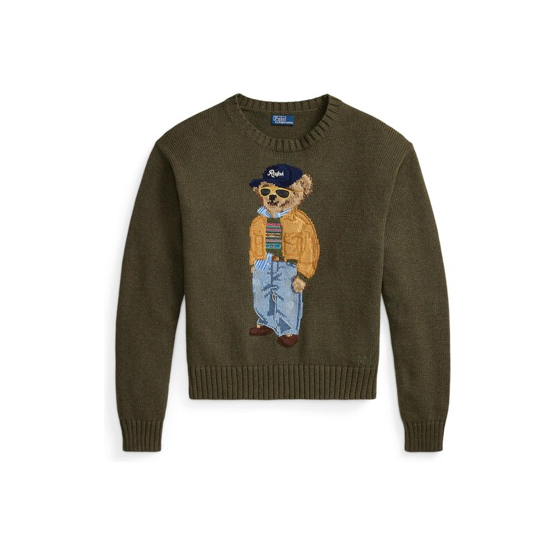 Polo Ralph Lauren Svetr námořnická modř / modrá džínovina /