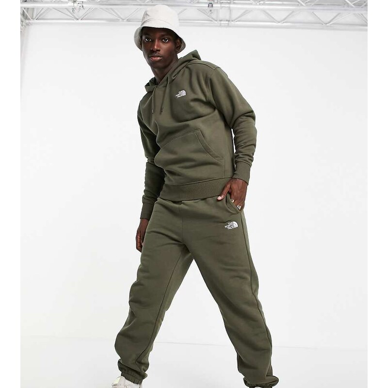The North Face Oversized Essential joggers in khaki Exclusive at