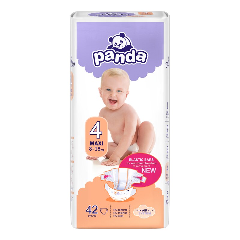 Bella Happy Panda 4 maxi 8-18 kg, 42ks