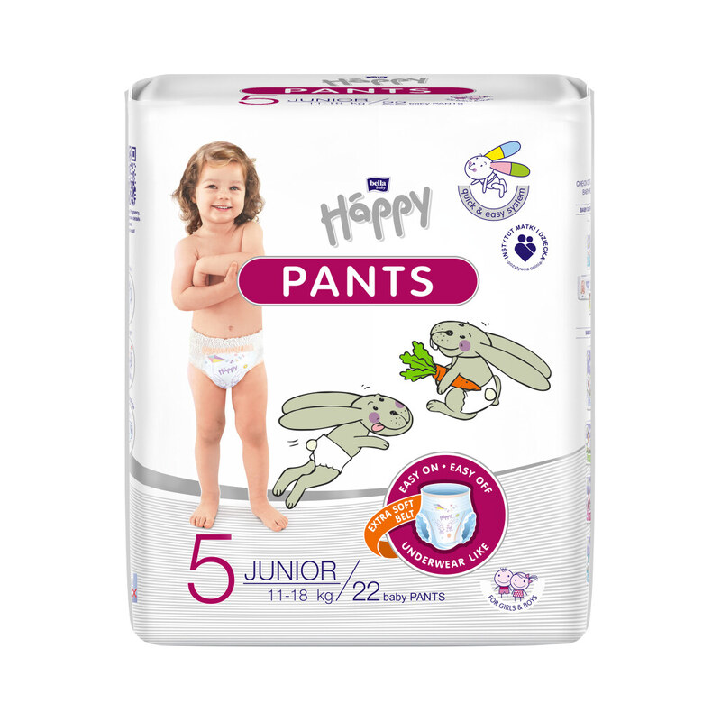 Bella Happy Pants 5 Junior (11-18 kg) 22 ks