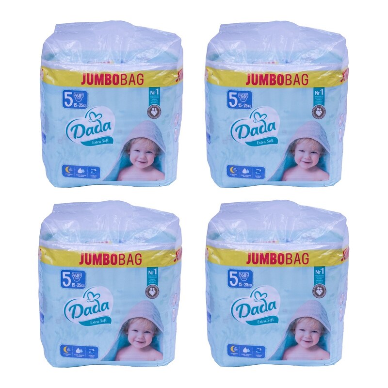 4x Dada JUMBOBAG extra soft 5 JUNIOR, 15-25kg, 68ks