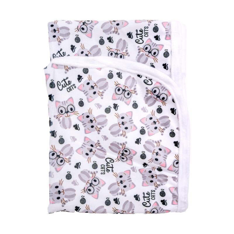 Bobánek Přebalovací podložka - Cute cats 75 x 75 cm jemný PUL