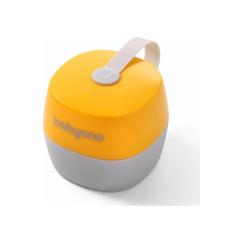 Babyono Pouzdro na dudlík - box - žlutá