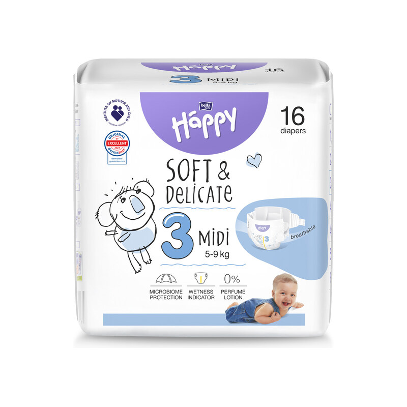 Bella Happy 3 MIDI 5-9kg, 16ks