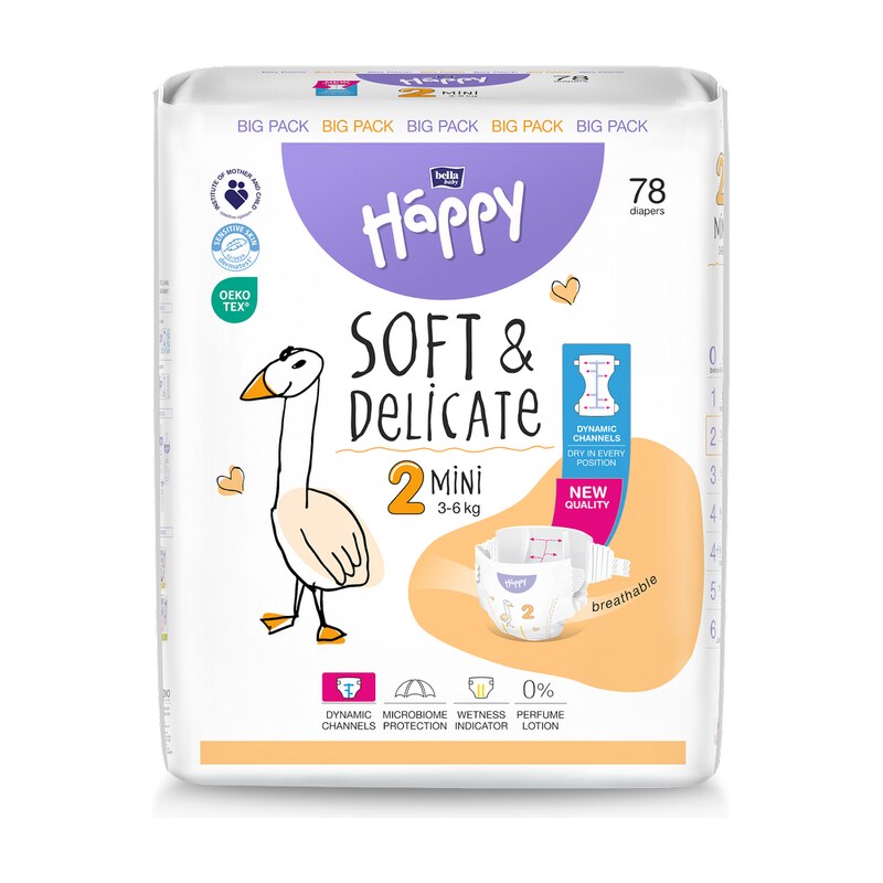 Bella Happy 2 MINI Big Pack 3-6kg, 78 ks