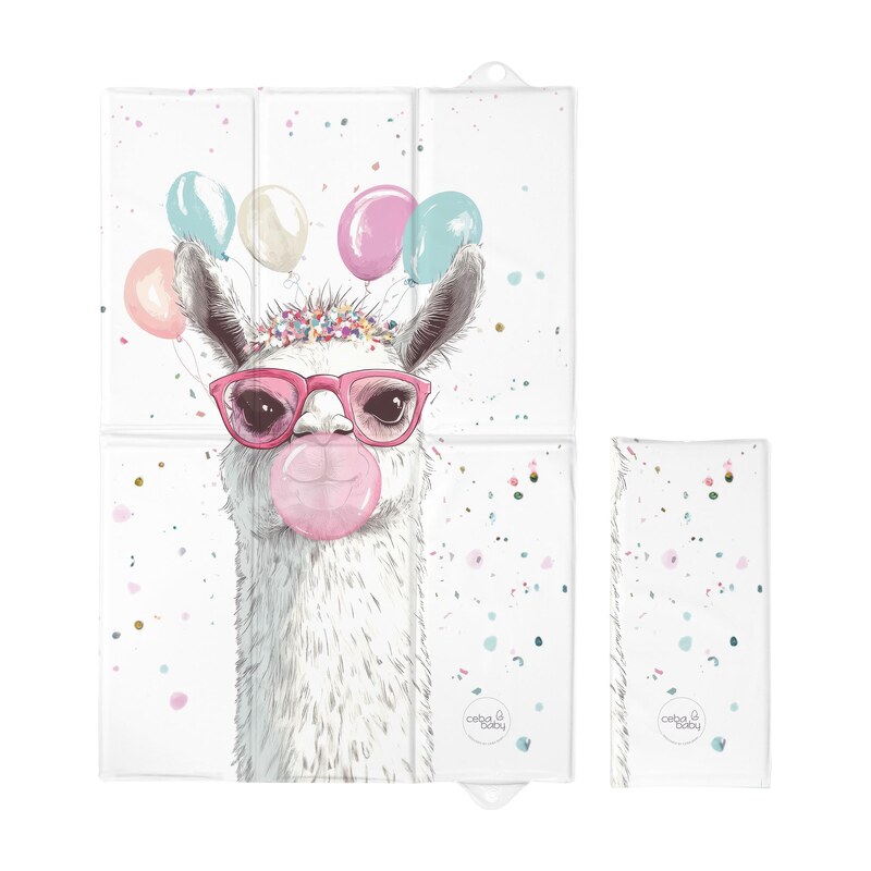 CEBA BABY Skládací přebalovací podložka 60x40cm - Lama
