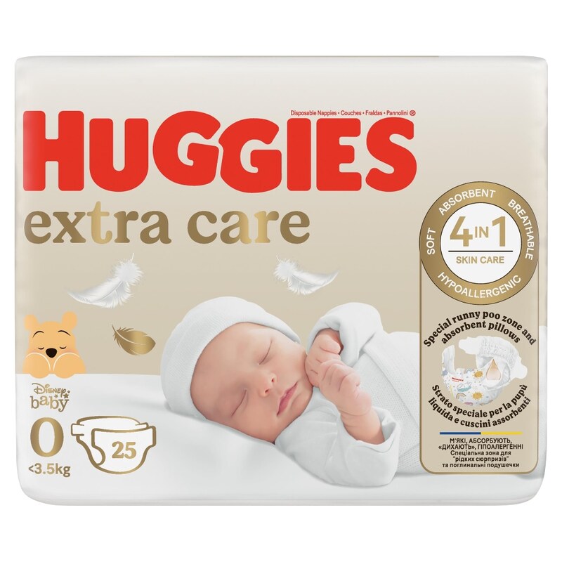 HUGGIES Extra Care 0,