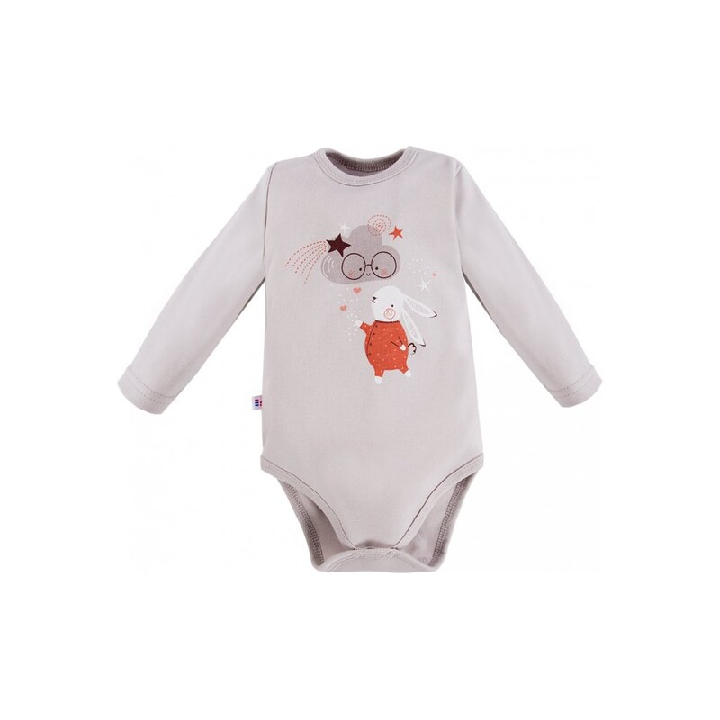 Eevi Body s dlouhým rukávem MELLOW šedé - 80
