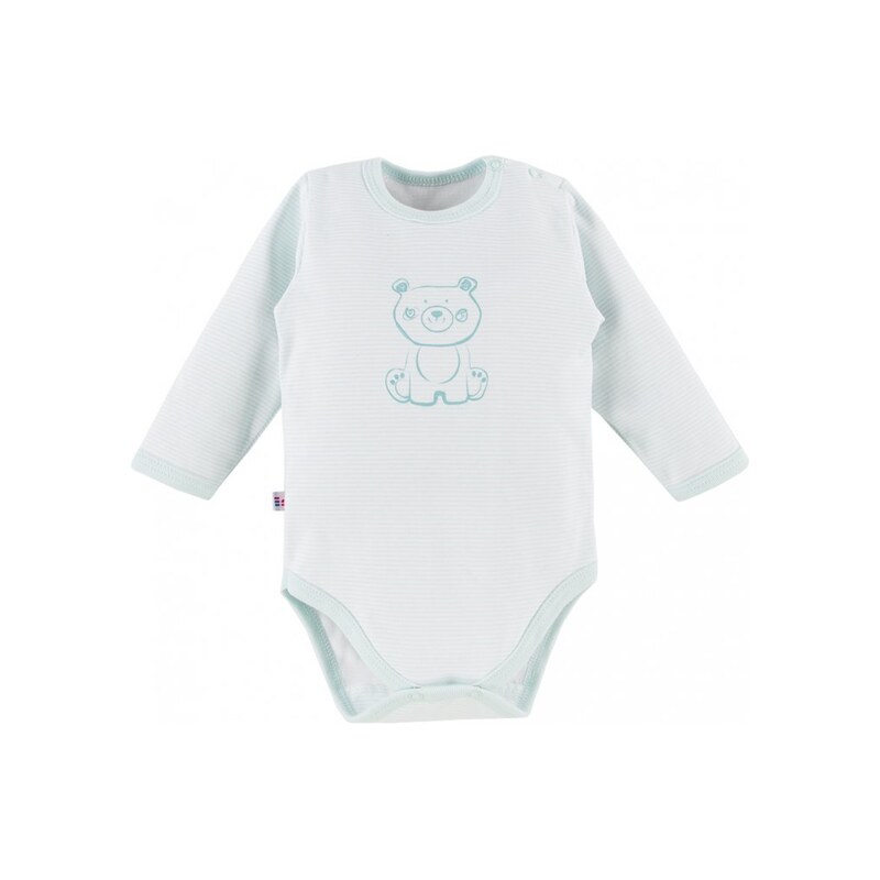 Eevi Body s dlouhým rukávem BIG BEAR mátové - 86