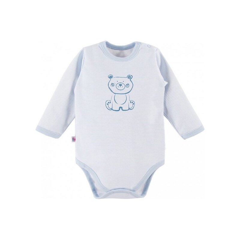 Eevi Body s dlouhým rukávem BIG BEAR modré - 80