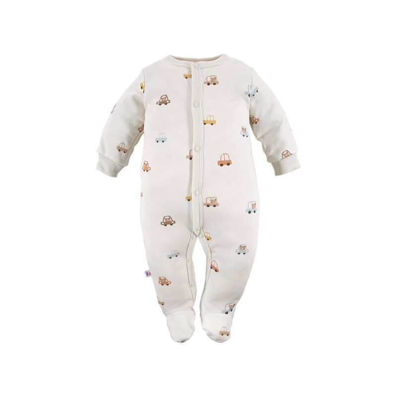 Eevi Overal Cars&Bears ecru - 62