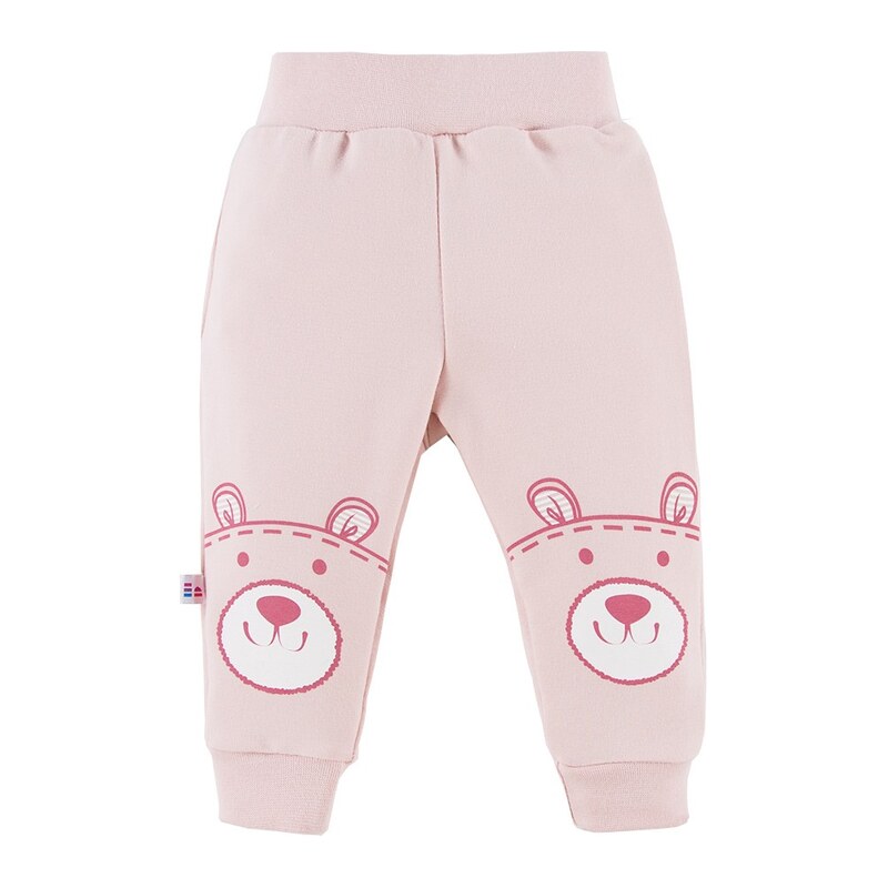 Eevi Dětské tepláky BIG BEAR růžové - 86