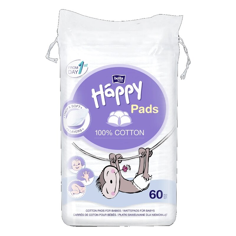 Bella Happy Bavlněné tampóny (60ks)