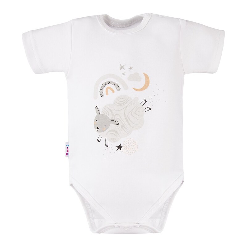 Eevi Body s krátkým rukávem MELLOW bílé - 92