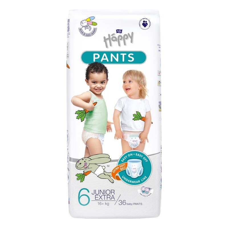 Bella Happy Pants 6 Junior Extra (16+ kg) 36ks