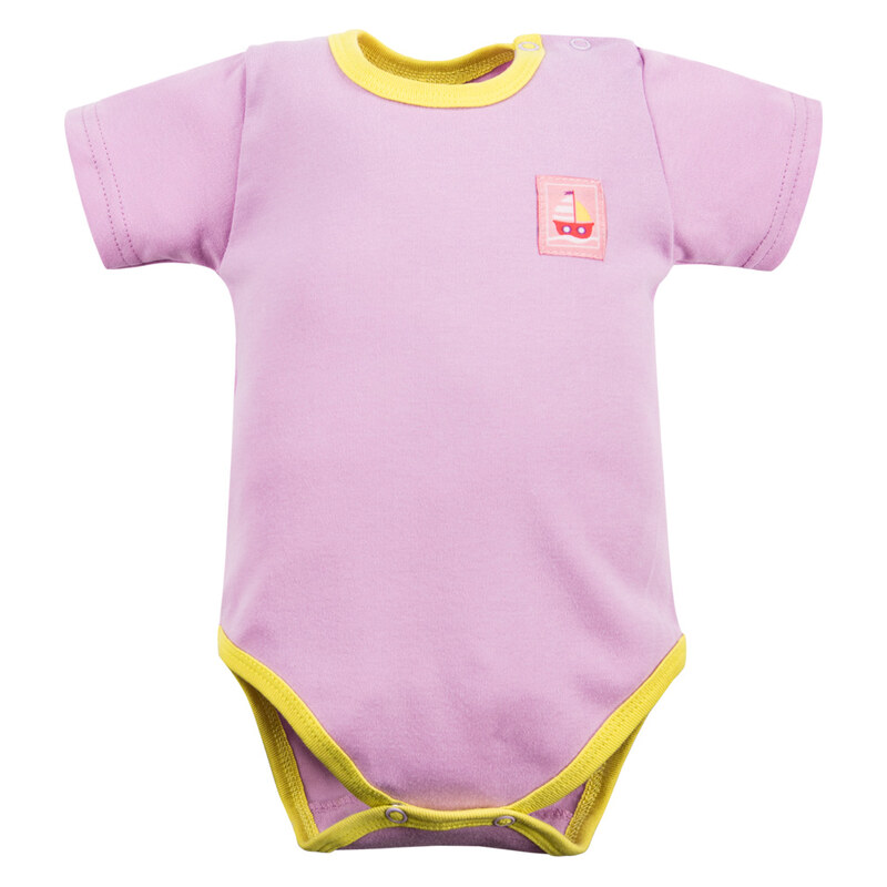 Eevi Body s krátkým rukávem STATKI růžové - 80