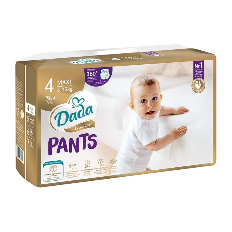 Dada extra care PANTS 4, 8-15kg, 46ks
