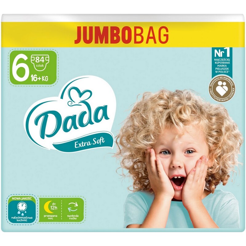 Dada JUMBOBAG Extra Soft 6 EXTRA LARGE, 16+kg, 84ks