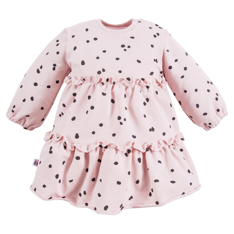 Eevi Dětské šaty Dogs&Spots růžové - 80