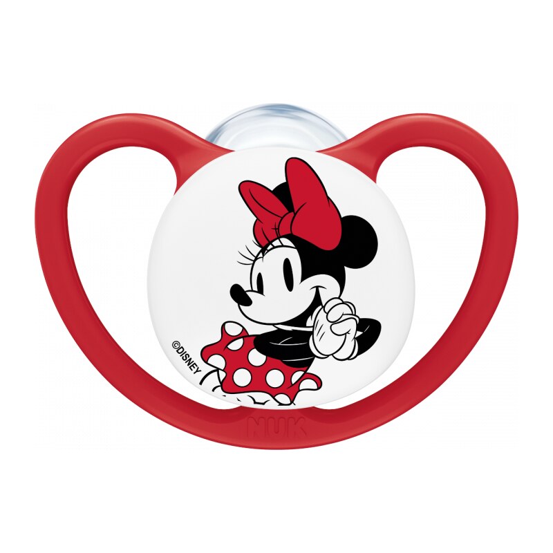 NUK Perfect Match Air dudlík Mickey 0-6m - červená