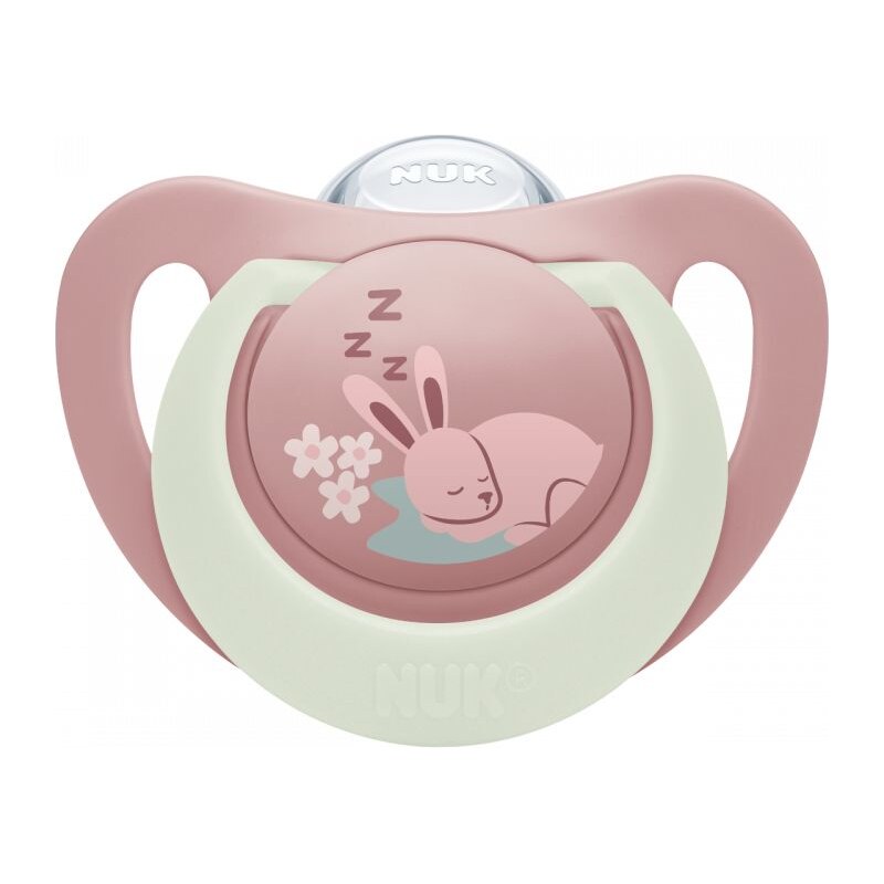 NUK First Choice Night Dudlík 6-18m - Králíček
