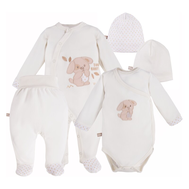 Eevi Kojenecká souprava NEWBORN ecru - 56