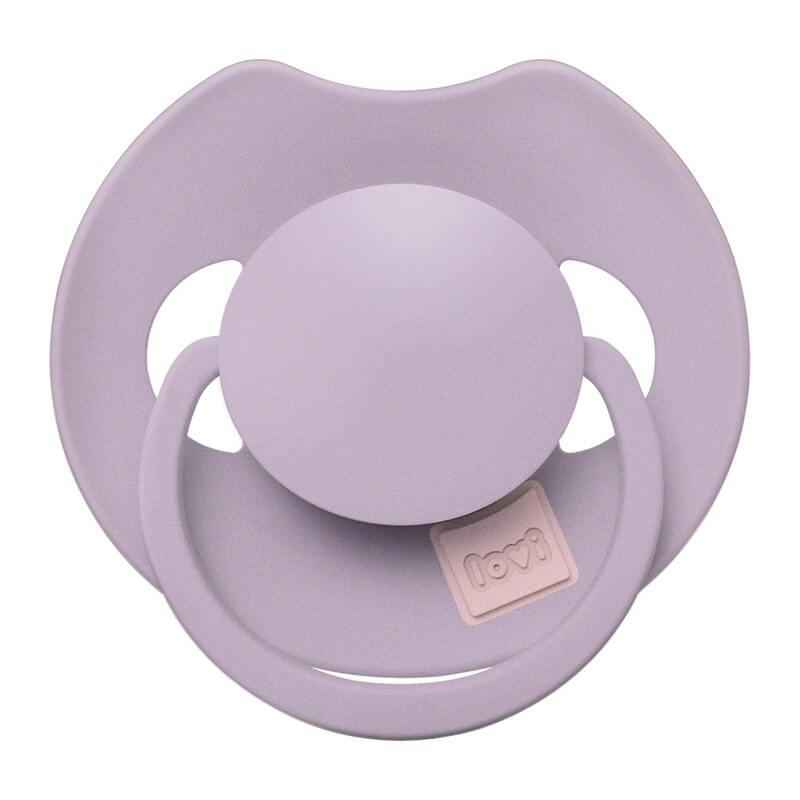 LOVI Dudlík silikonový dynamický PRIME 0-6m - Violet