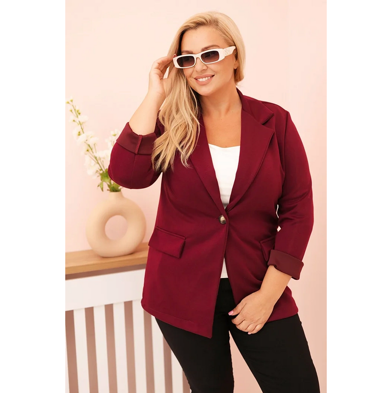 Kesi Dámské sako Plus Size 21454