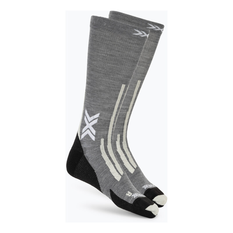 Ponožky X-Socks Hike Discover Merino Crew seal grey/light sand
