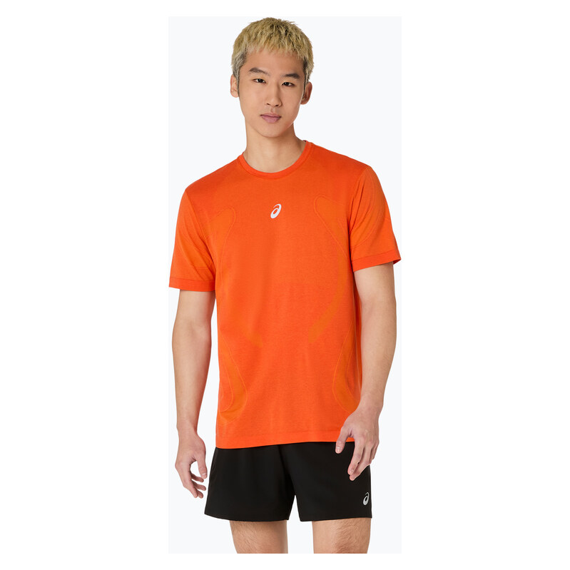 Pánské běžecké tričko ASICS Road Seamless Top energy orange