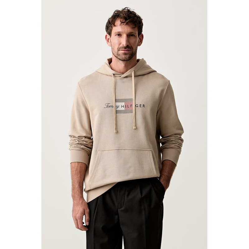 Tommy Hilfiger mikina s kapucí pánská bavlněná