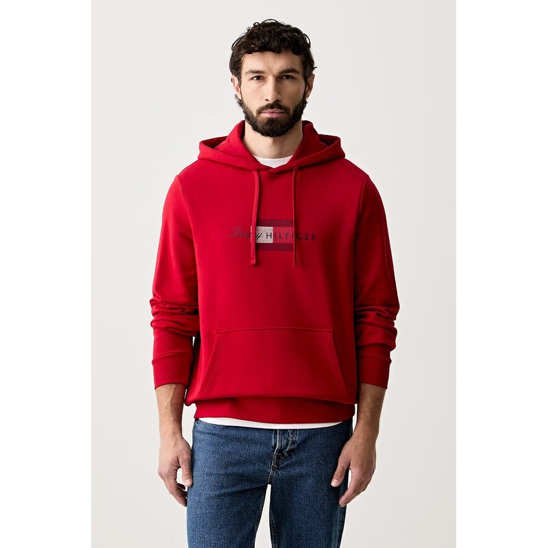 Tommy Hilfiger mikina s kapucí pánská bavlněná