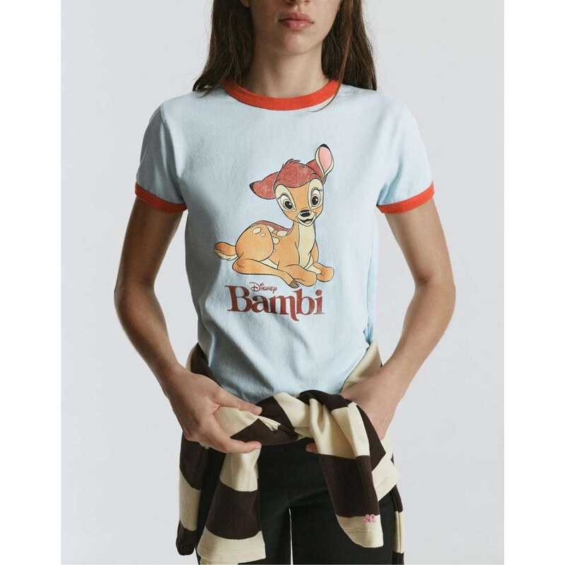 Pull&Bear Regular fit t-shirt in blue