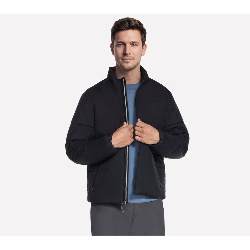 Skechers Muži GO SHIELD Cozy Fit Element bunda v Černá, Velikost