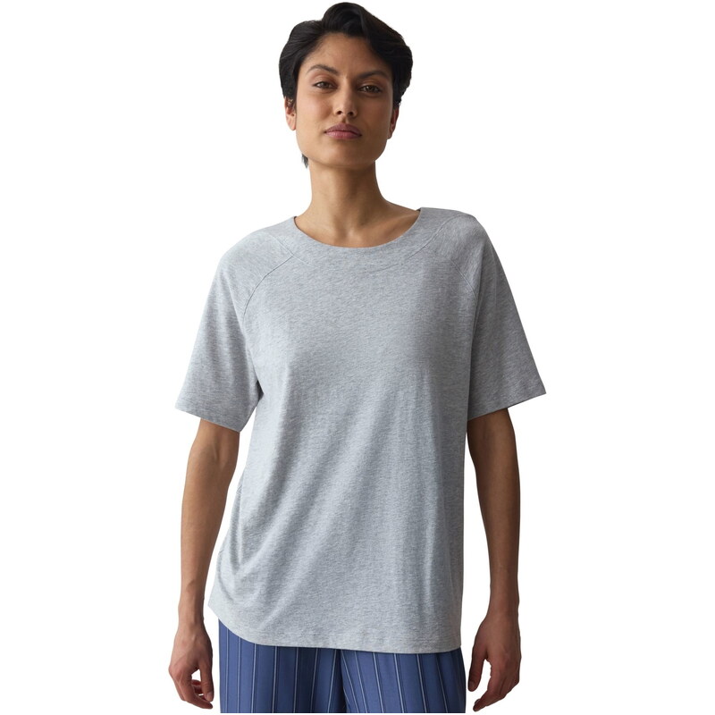 Tričko TRIUMPH MIX & MATCH TOP SSL X MEDIUM GREY MELANGE