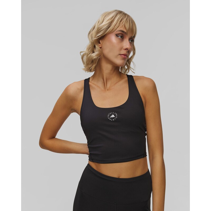Dámské černé Sportovní Tílko Adidas By Stella Mccartney Yoga