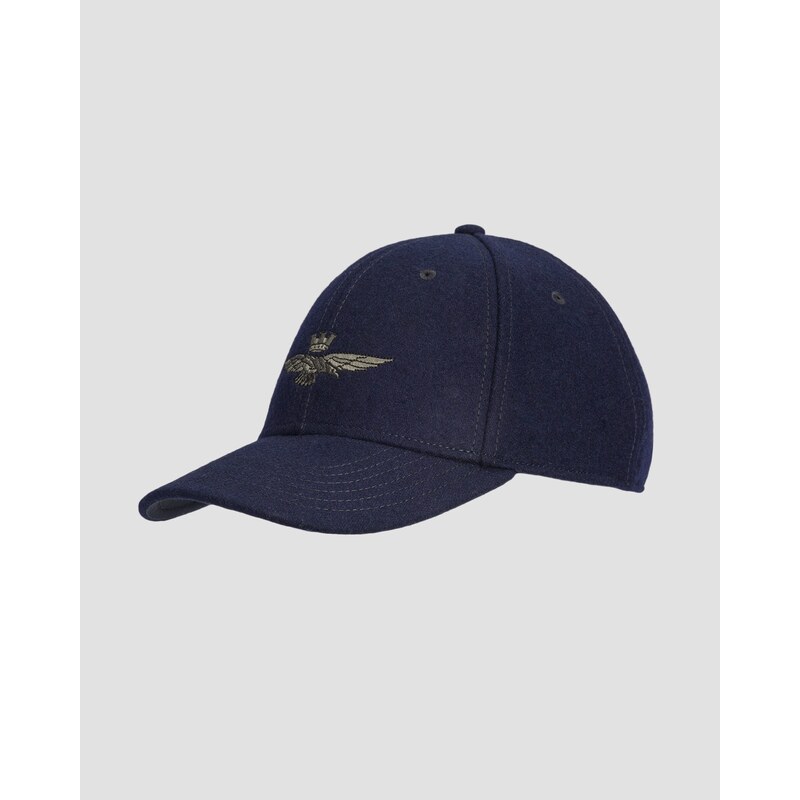 Tmavě Modrá Vlněná Kšiltovka Unisex Aeronautica Militare
